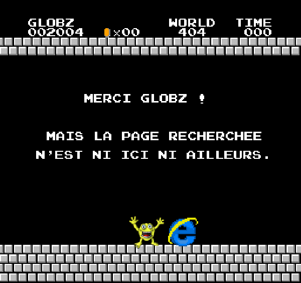 Erreur 404 - Retour à la page d'accueil
