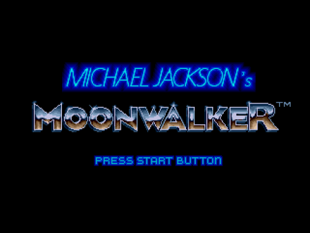 Michael Jackson Moonwalker Mega drive