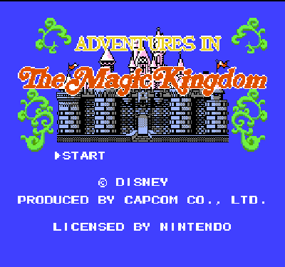 Adventures in the Magic Kingdom NES